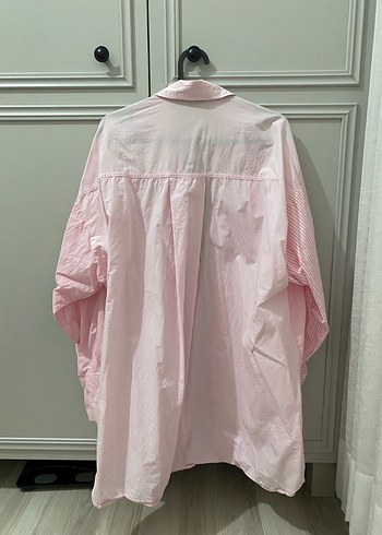 STRADİVARİUS Pembe Gömlek - Görsel 5