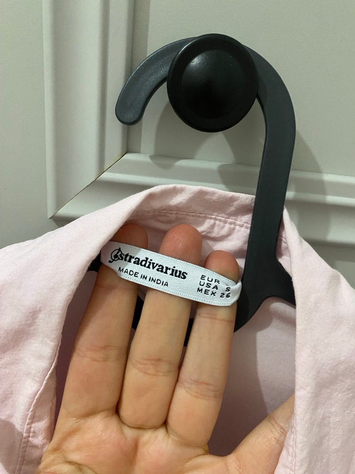 STRADİVARİUS Pembe Gömlek - Görsel 4