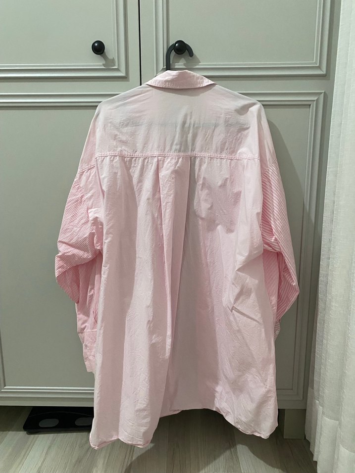 STRADİVARİUS Pembe Gömlek - Görsel 5