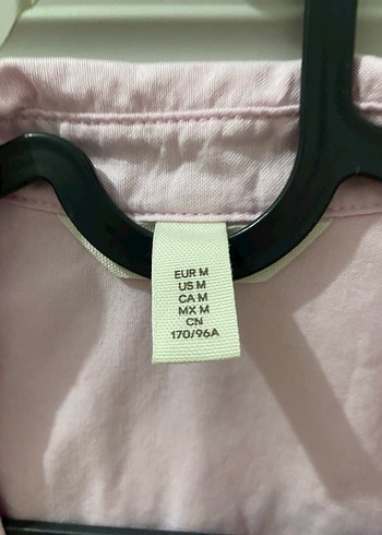 Pembe Düğmeli Keten Kadın Gömlek H&M - Görsel 4