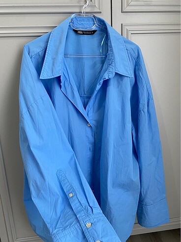 Zara Oversize Gömlek - Görsel 6