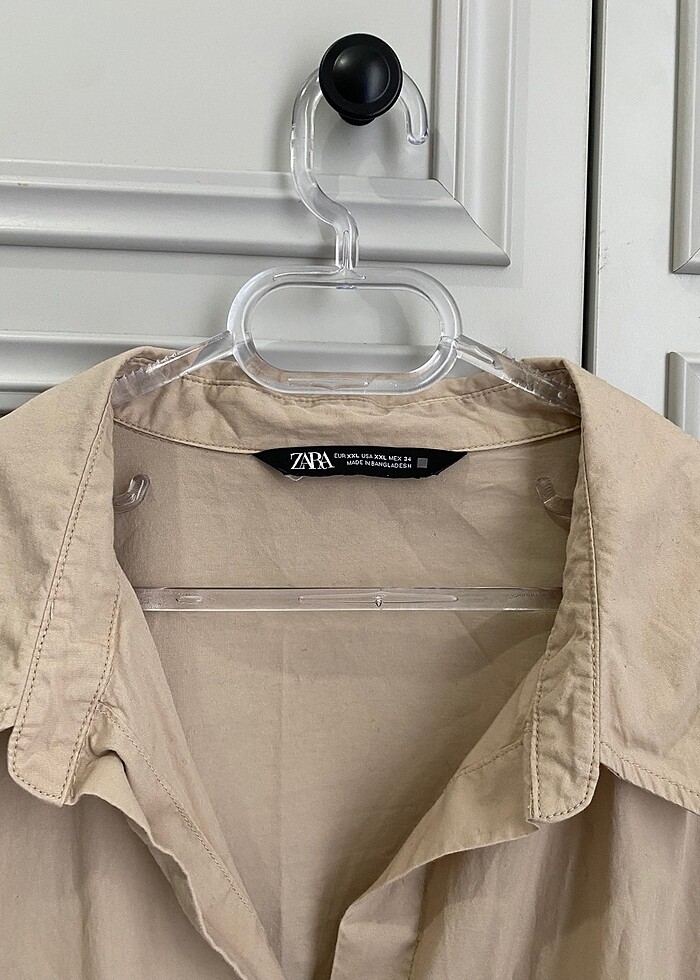 Zara Oversize Gömlek - Görsel 4