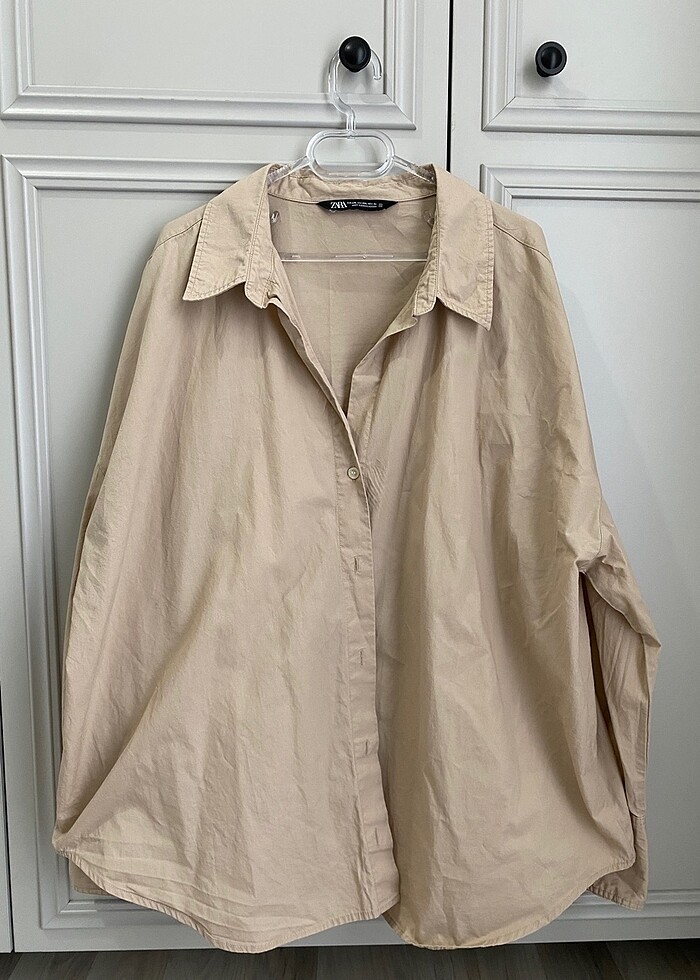 Zara Oversize Gömlek - Görsel 5