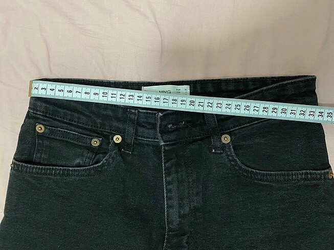 s Beden siyah Renk Mango Kot Pantolon