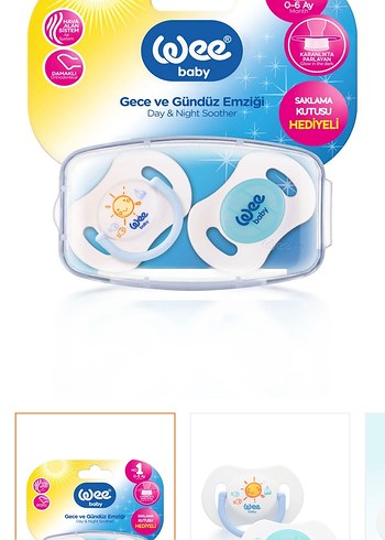 Beden 0-6 Ay Mavi Bebek Emziği