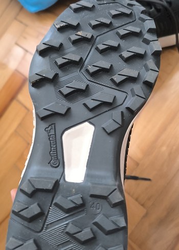 40 Beden Gri Erkek Spor Ayakkabı Bağcıklı Outdoor sadece bir kez giyildi