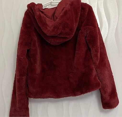 xs Beden bordo Renk Only peluş ceket