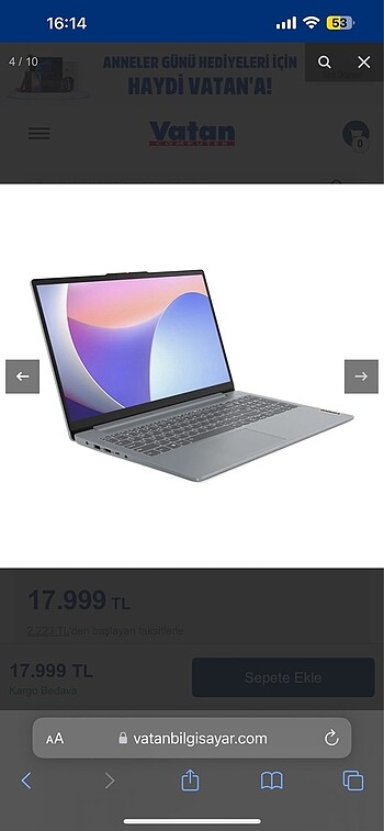  Beden Lenovo laptop