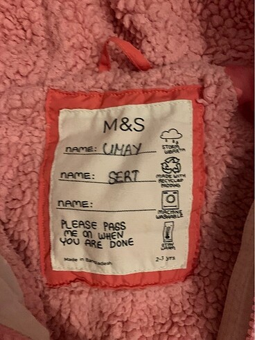 Marks & Spencer M&S Marka Kız Çocuk Montu