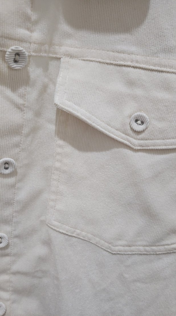 stradivarius kadife gömlek - Görsel 2