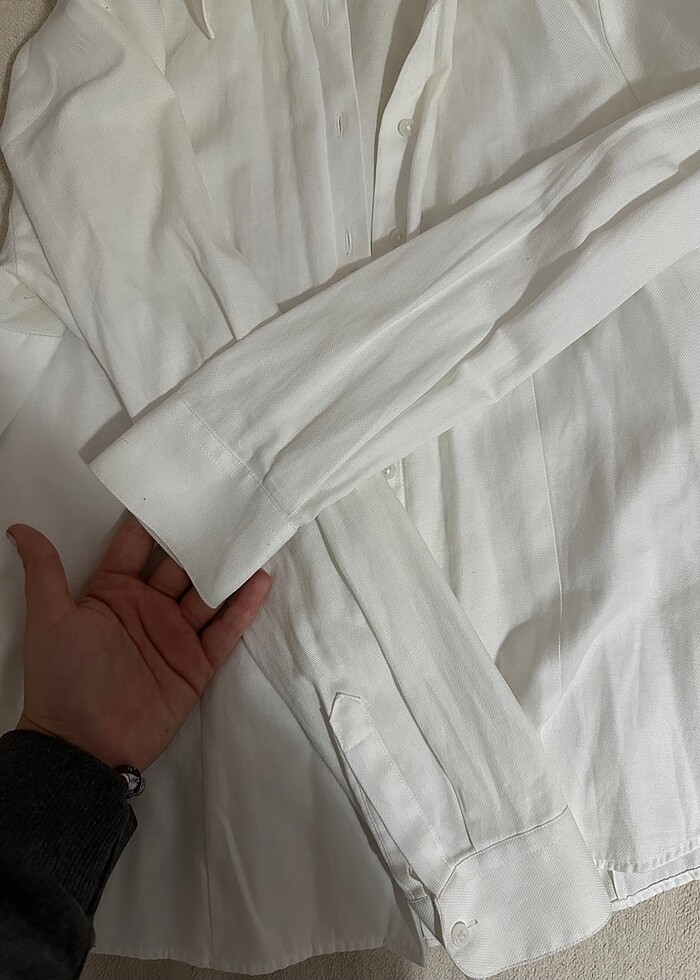 Beyaz gömlek - Görsel 5