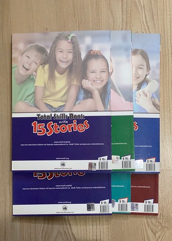6 kitap. Her birinde 15 İngilizce Hikaye - Görsel 2