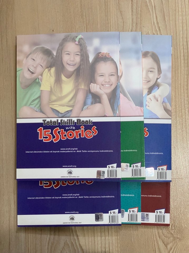 6 kitap. Her birinde 15 İngilizce Hikaye - Görsel 2