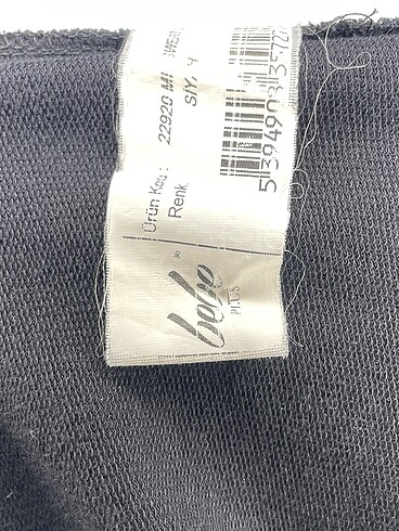 s Beden siyah Renk BebePlus Sweatshirt %70 İndirimli.