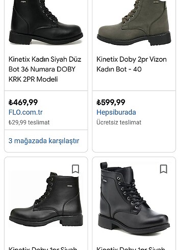 Siyah bot - Görsel 2