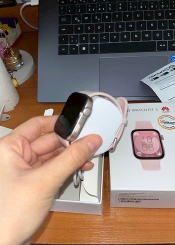 Pembe Akıllı Saat Huawei Watch Fit 3 - Görsel 9