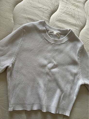 s Beden beyaz Renk Pull&Bear crop