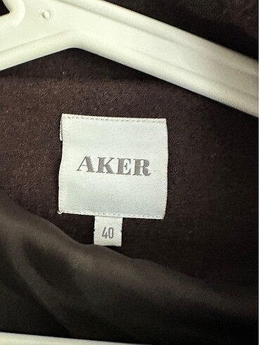 42 Beden kahverengi Renk Aker manto