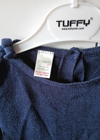 Kız Çocuk Uzun Kollu Triko Elbise - Görsel 2