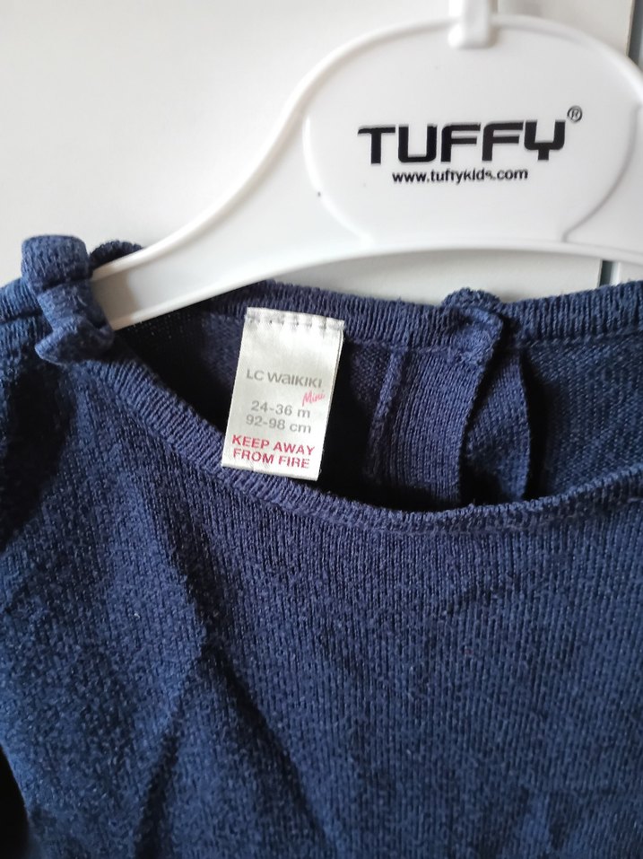 Kız Çocuk Uzun Kollu Triko Elbise - Görsel 2