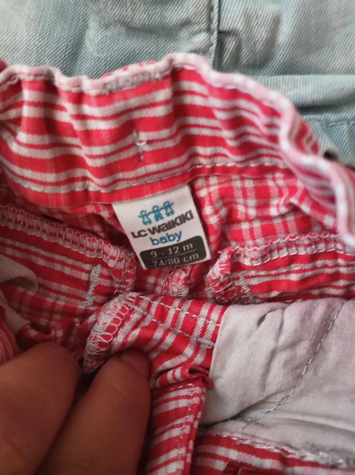 Kız Çocuk Renkli Denim Şortlar - Görsel 3