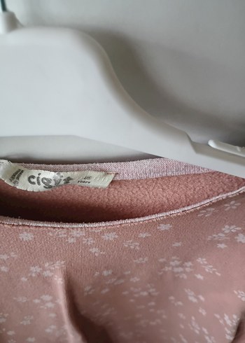 Kız Çocuk Pembe Pamuklu Sweatshirt - Görsel 2