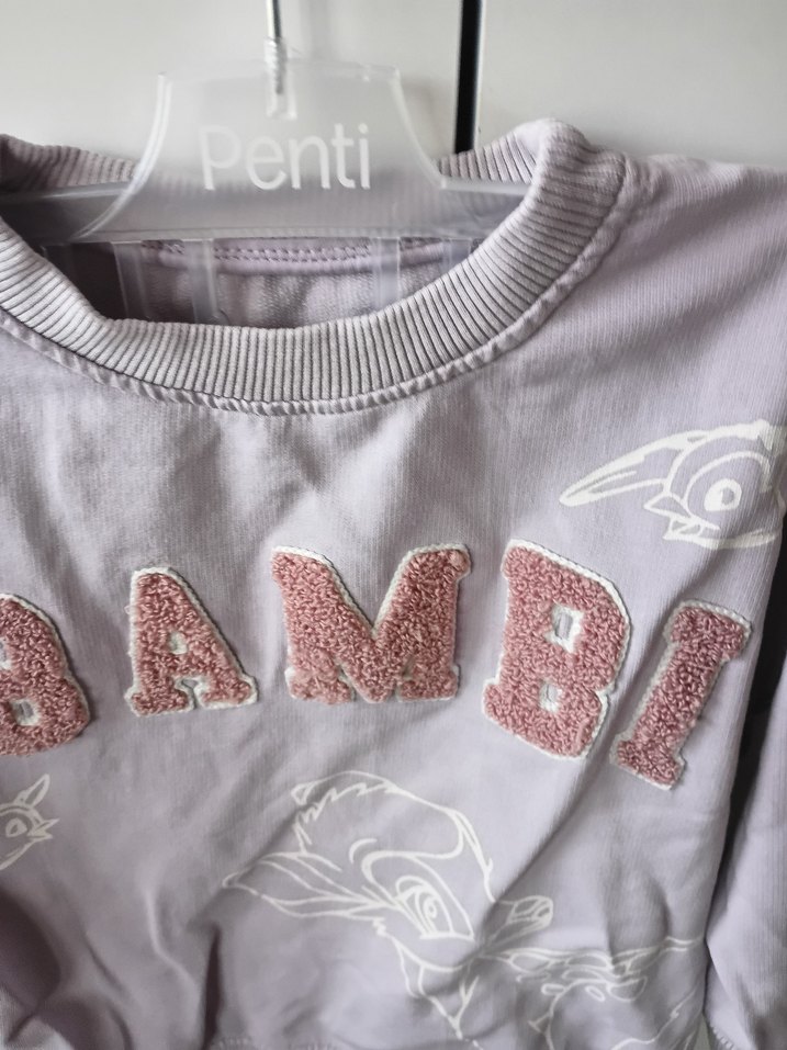 Pembe Nakışlı Kız Sweatshirt - Görsel 2