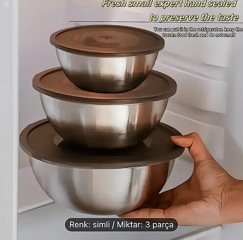 KAPAKLI ÇELİK ÖLÇÜ KABI SETİ