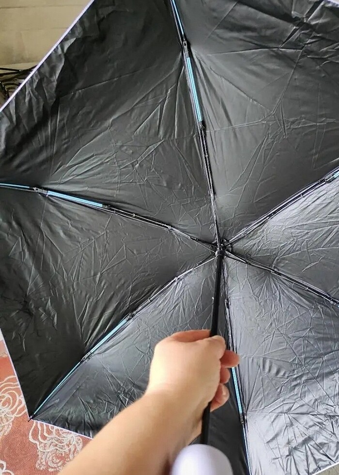 İTHAL KAPSÜL ŞEMSİYE PEMBE MOR - Görsel 5