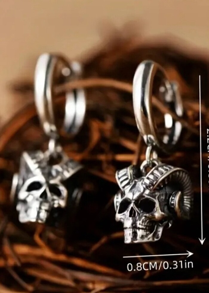 PASLANMAX ÇELİK ERKEK KÜPE - Görsel 4