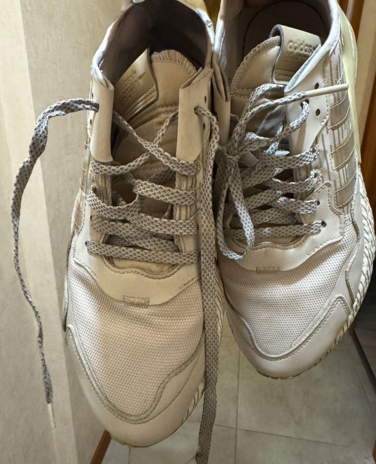 Krem Bağcıklı Erkek Spor Ayakkabı - Görsel 2