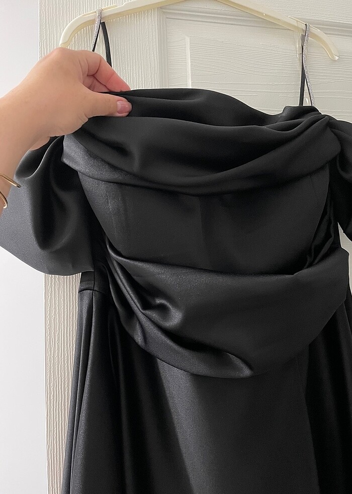 Temiz Saten Abiye - Görsel 2