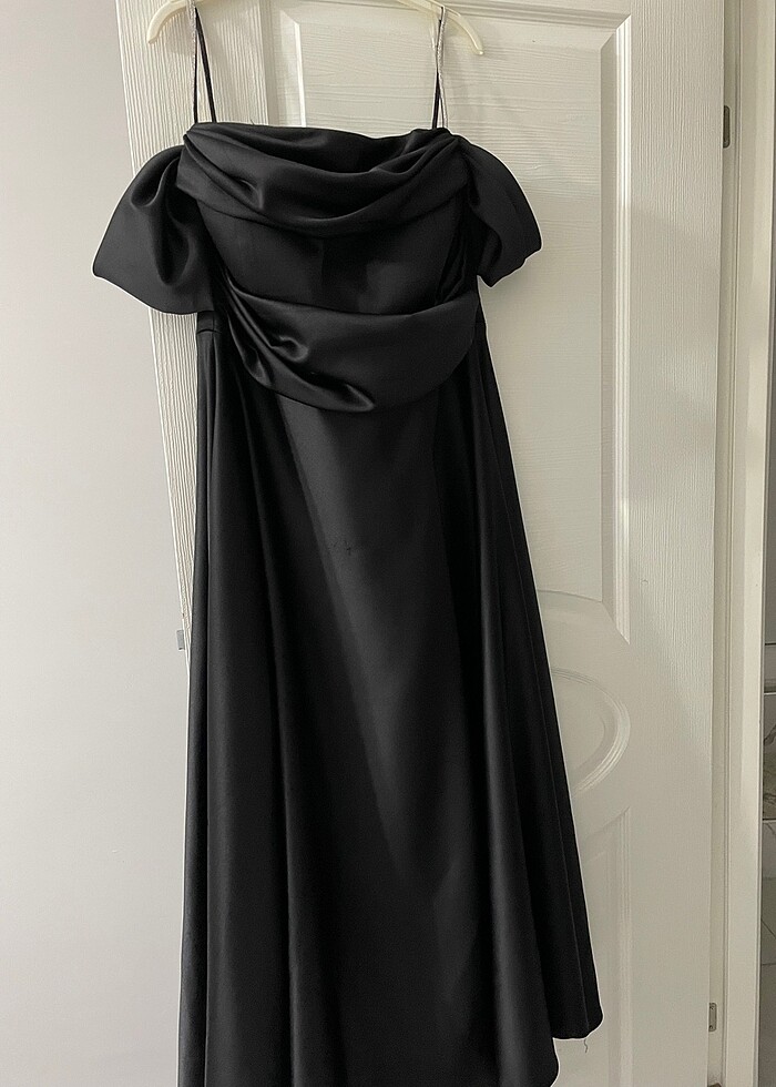 Temiz Saten Abiye - Görsel 4