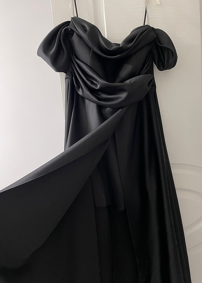 Temiz Saten Abiye - Görsel 5