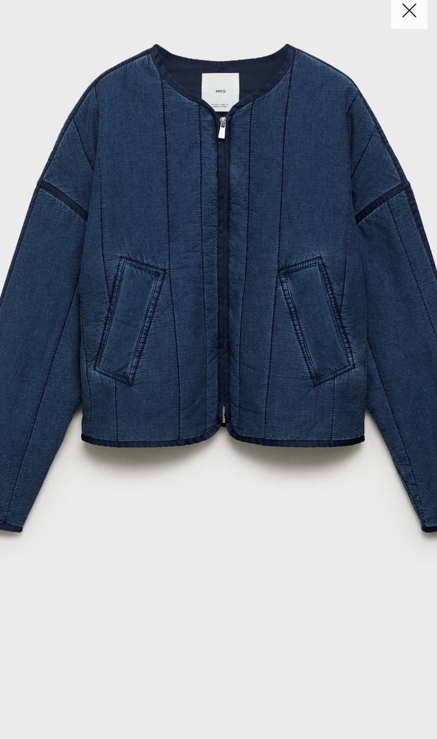 Mango kapitone bomber ceket - Görsel 2