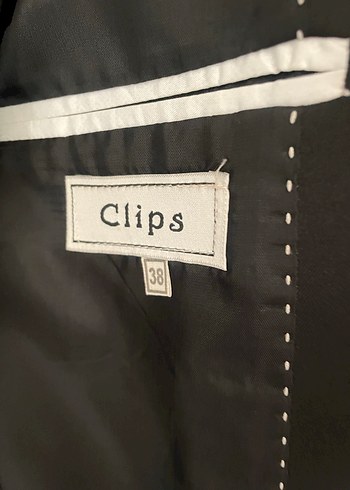 Düğmeli Siyah Erkek çocuk takım elbise - Görsel 2