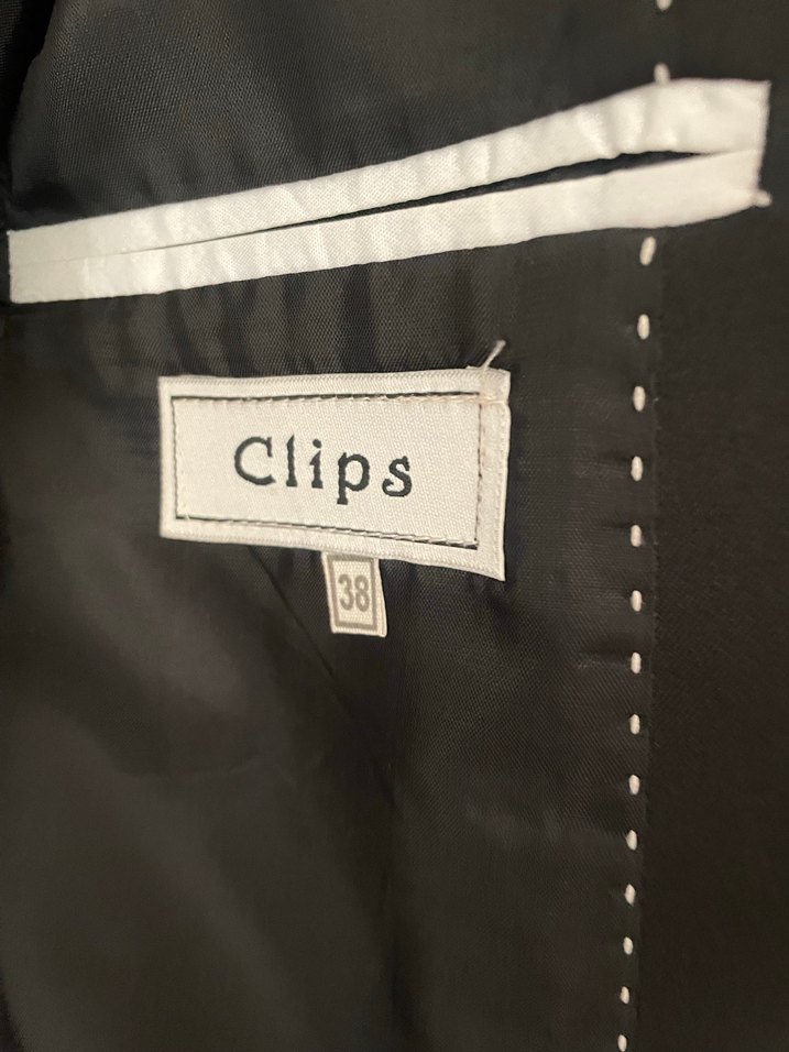 Düğmeli Siyah Erkek çocuk takım elbise - Görsel 2