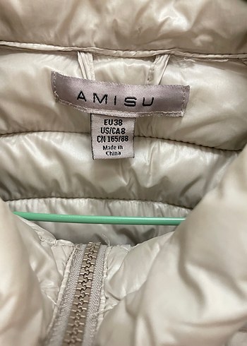 Bej Kadın Fermuarlı Günlük Mont - Görsel 2