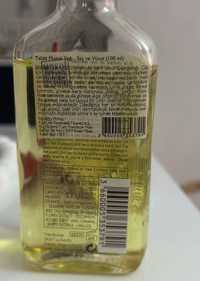 Yves Rocher Saç Ve Vücut Yağı - Görsel 2