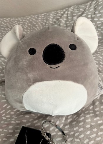 Üçlü hediye seti bilezik kolye peluş - Görsel 2