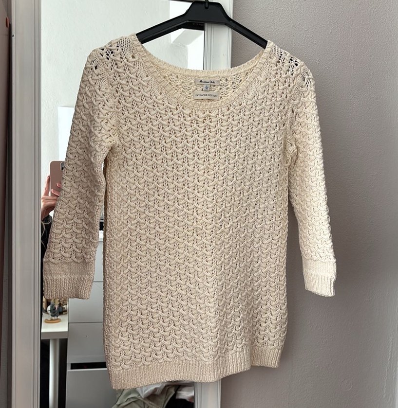 Masimo Dutti Nakışlı Bohem Pamuklu Kazak - Görsel 2