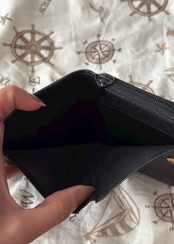 MATRAŞ Siyah Deri Fermuarlı Kadın Cüzdanı - Görsel 4