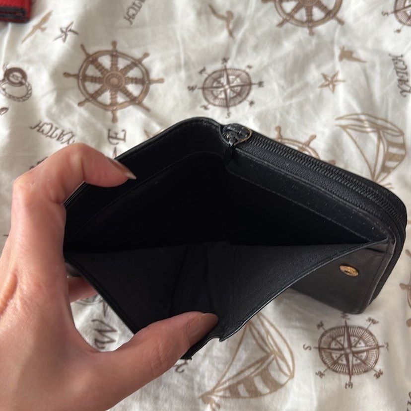 MATRAŞ Siyah Deri Fermuarlı Kadın Cüzdanı - Görsel 4