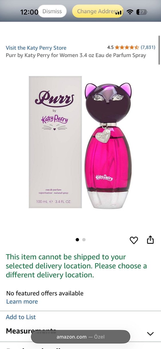 Katy Perry Kadın Parfümü Mor Kedi Şişe - Görsel 5