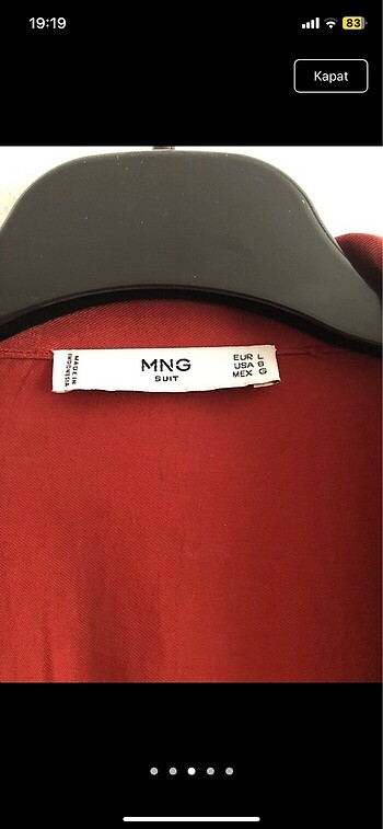 l Beden Mango elbise