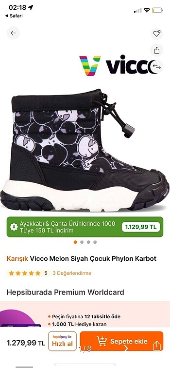 Vicco Bot içi yünlü