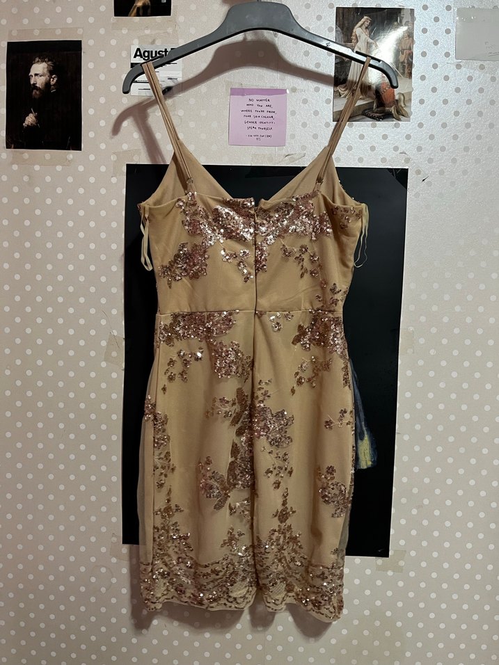 Payetli Mini Abiye Elbise - Görsel 2