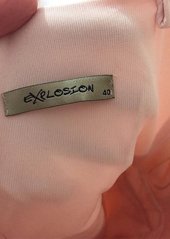 Pembe Nakışlı Askılı Midi Elbise - Görsel 3