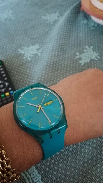 Beden turkuaz Renk Swatch Saat