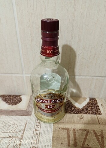 Orijinal Viski şişesi boş 